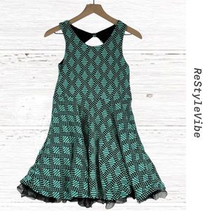 BEAUTEES Girl’s Size 12 Dress Skater Style Knee Length Tulle Lined NWT Party